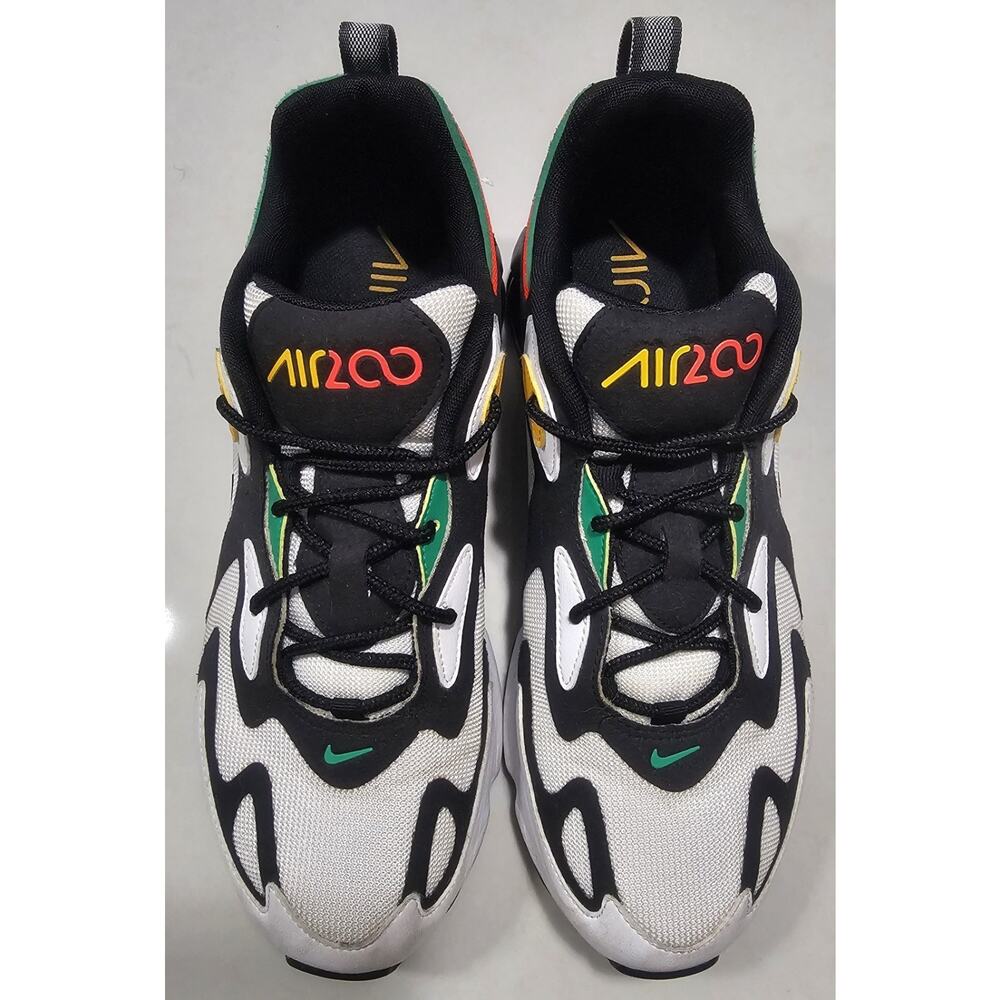 Nike Air Max 200 Mens Sneakers Size 10 White Black Casual Athletic Shoes AQ2568-